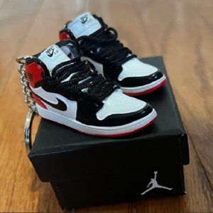 Jordan 1 mini shoe keychain